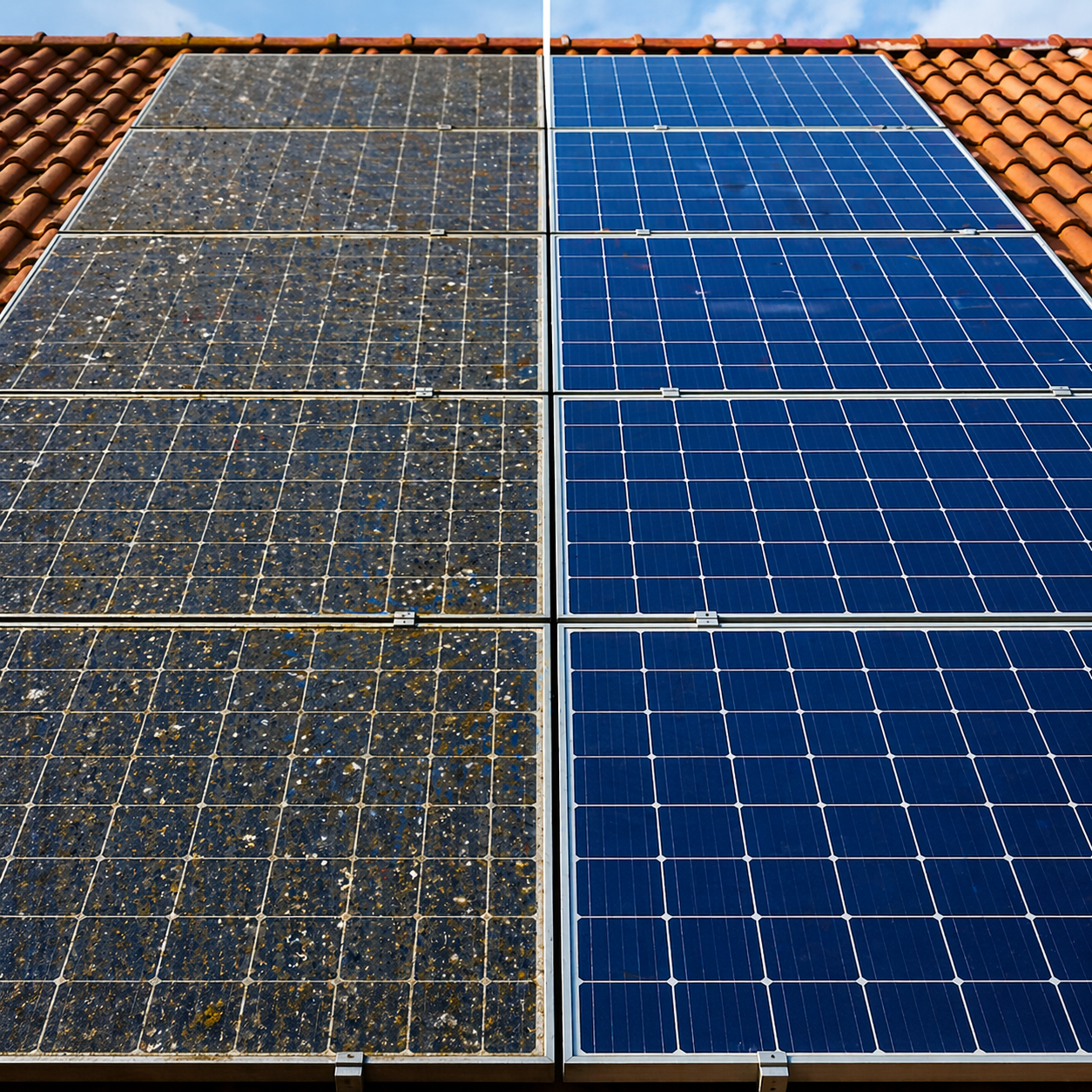 Nettoyage panneaux photovoltaïques